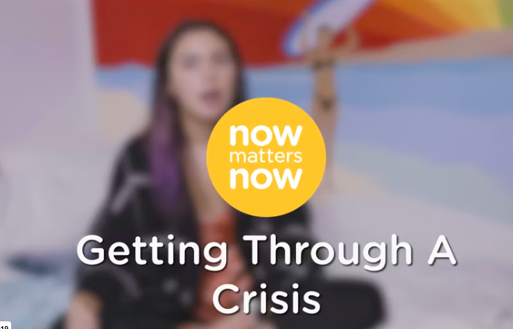 Screenshot of NowMattersNow Getting Through a Crisis video