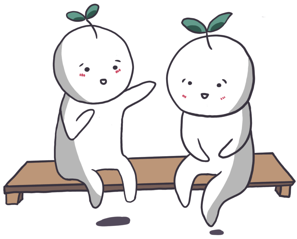 Sprout with family member